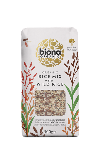 [4089] Biona Organic Rice - Wild Rice X 6 X 500g