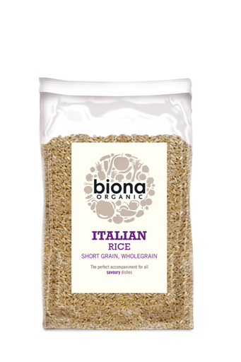 [4271] Biona Organic Rice - Italian Brown Short Grain X 6 X 500g