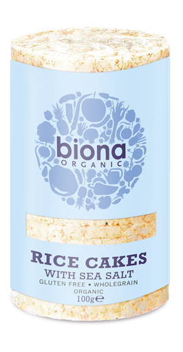 [3489] Biona Organic Rice Cakes - Sea Salt 100g