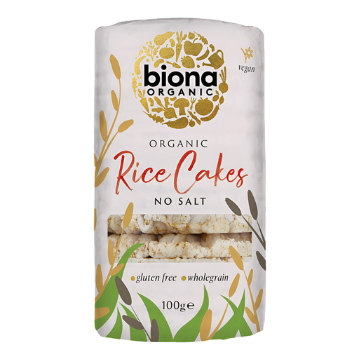 [3491] Biona Organic Rice Cakes - No Salt 100g