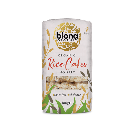 [3491] Biona Organic Rice Cakes - No Salt 100g