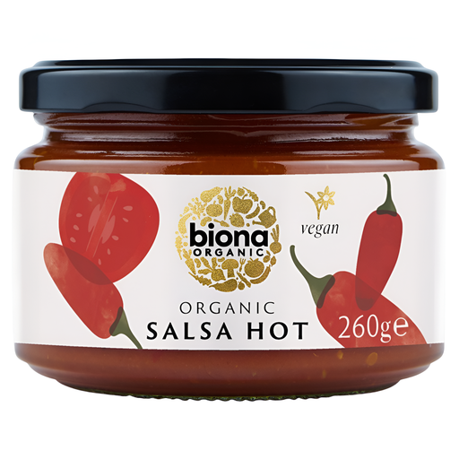 [5711] Biona Organic Salsa Dip - Hot / Picante X 6 X 260g
