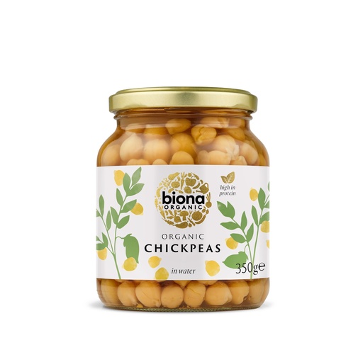 [4733] Biona Organic Veg JARS - Chick Peas x 6 x 350g