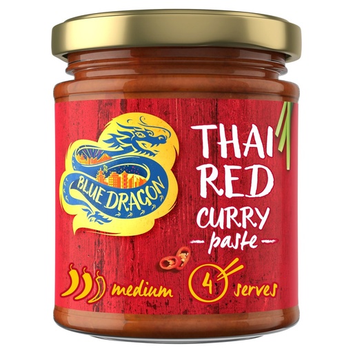 [12498] Blue Dragon Curry Pastes - Thai Red X 6 X 170g