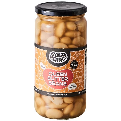 [12695] [20% OFF] Bold Bean Co Beans - LARGE Queen Butter Beans X 12 X 700g