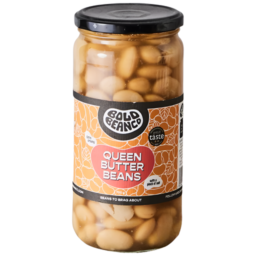 [12700] Bold Bean Co Beans - SMALL Queen Butter Beans X 6 X 570g