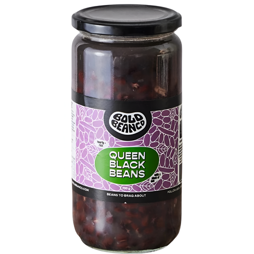 [12702] [PRODUCTION ISSUE] Bold Bean Co Beans - SMALL Queen Black Beans X 6 X 570g