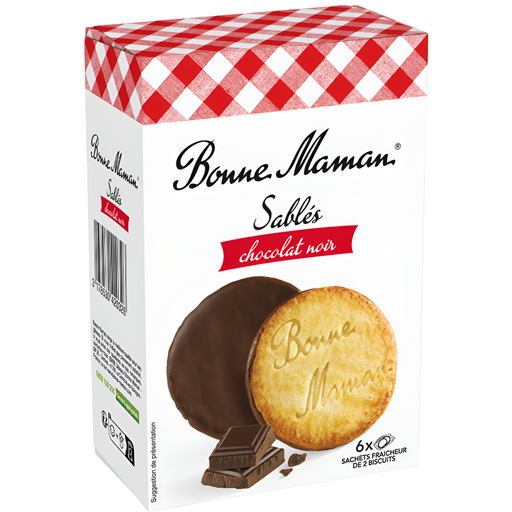 [13087] Bonne Maman Biscuits - Dark Chocolate X 12 X 160g