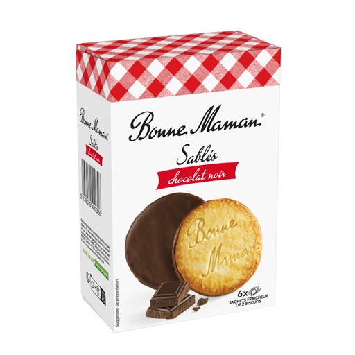 [13087] Bonne Maman Biscuits - Dark Chocolate X 12 X 160g
