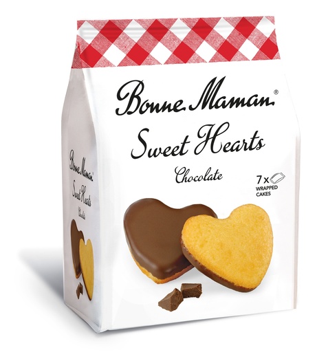 [13080] Bonne Maman Cake - Heart Chocolate X 8 X 175g