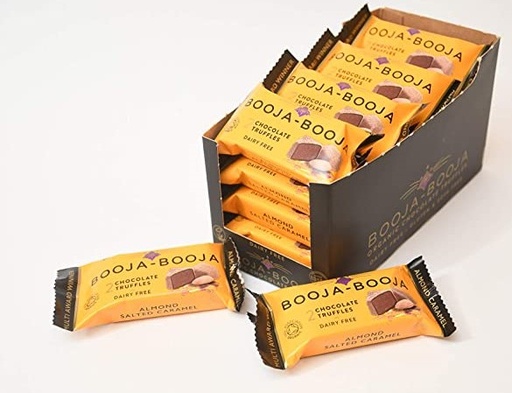 [10269] Booja Booja Vegan Chocolate Truffles - Almond Salted Caramel 2pc (23g)