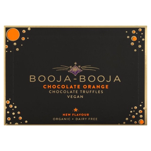 [10271] Booja Booja Vegan Chocolate Truffles - Chocolate Orange 8pc (92g)