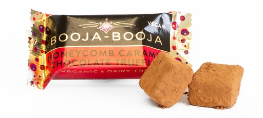 [10887] Booja Booja Vegan Chocolate Truffles - Honeycomb Caramel 2pc (23g)