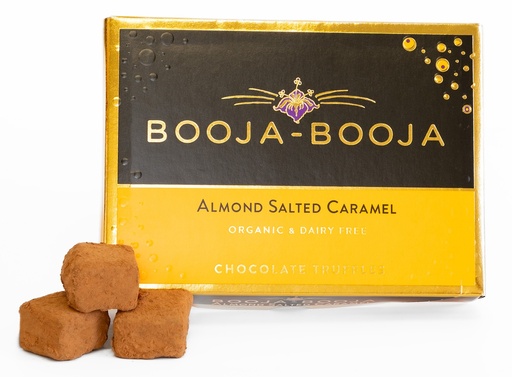 [10891] Booja Booja Vegan Chocolate Truffles - Almond Salted Caramel 8pc (92g)