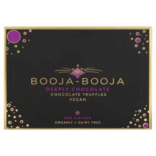 [10892] Booja Booja Vegan Chocolate Truffles - Deeply Chocolate 8pc (92g)