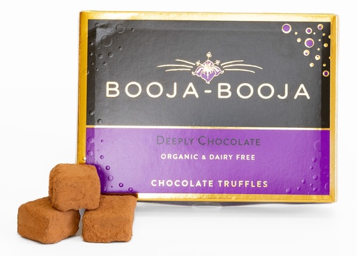 [10892] Booja Booja Vegan Chocolate Truffles - Deeply Chocolate 8pc (92g)