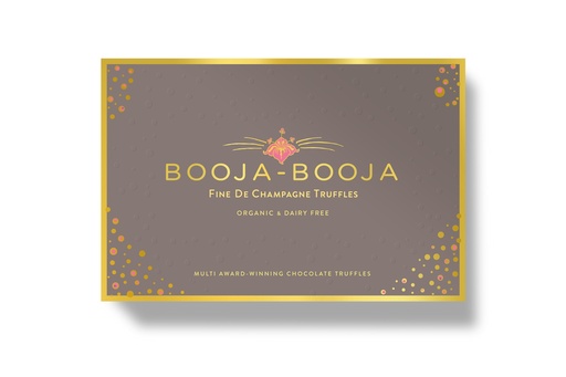 [10896] Booja Booja Vegan Chocolate Truffles - Fine de Champagne 16pc (184g)