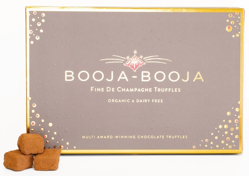 [10896] Booja Booja Vegan Chocolate Truffles - Fine de Champagne 16pc (184g)