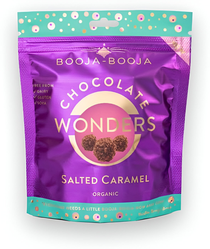 [13912] Booja Booja Vegan Chocolate Wonders - Salted Caramel 65g