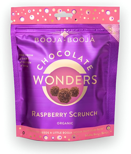 [13913] Booja Booja Vegan Chocolate Wonders - Raspberry Scrunch 65g