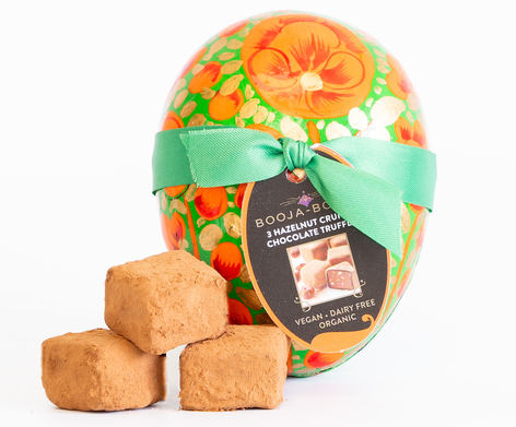 [13906] Booja Booja Vegan Easter Range - SMALL Egg Hazelnut Crunch 34g