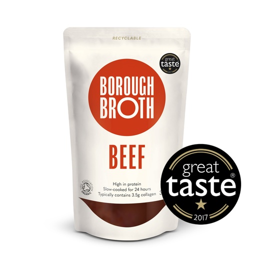 [10349] Borough Broth Organic Broths - Beef Bone Grass-Fed 324ml