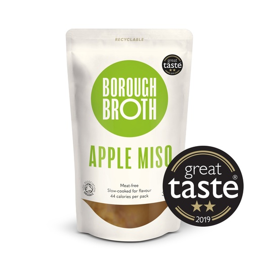 [10858] Borough Broth Organic Broths - Vegan Apple Miso & Seaweed 324g