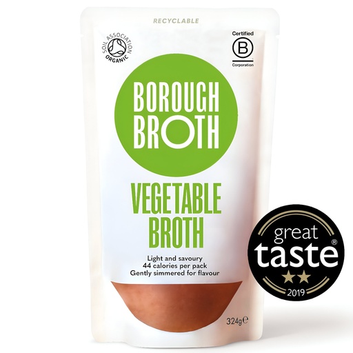 [10858] Borough Broth Organic Broths - Vegetable 324g