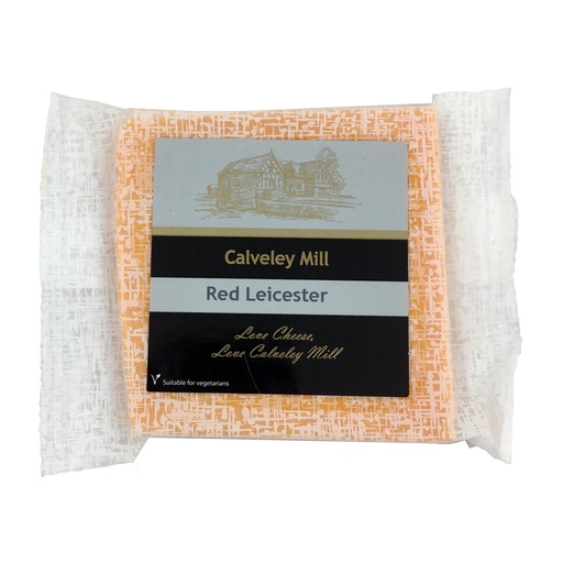 [3704] Calveley Cheddar Block - SMALL Red Leicester 150g