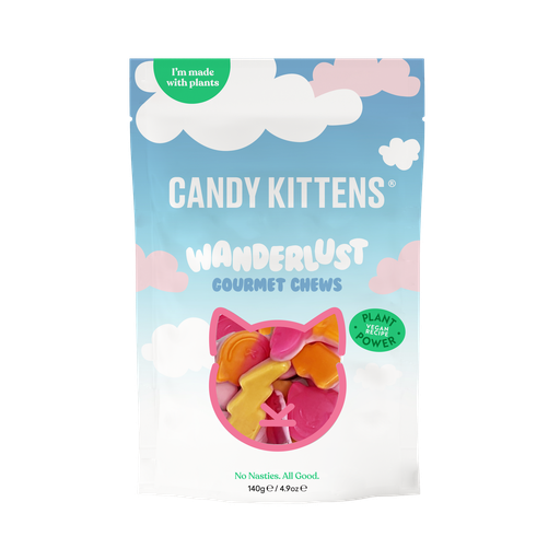 [13951] Candy Kittens Gourmies - Wanderlust X 10 X 140g