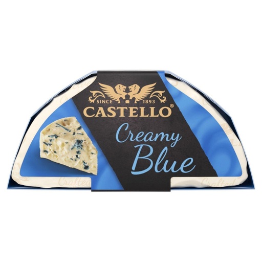 [9276] Castello Danish Blue Cheese - Creamy Blue Half Moon 150g