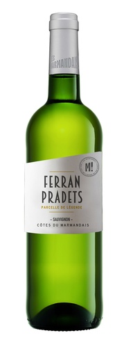 [14003] [15% OFF] Caves du Marmandais White Wine - Ferran Pradets Sauvignon Blanc 2024 Cotes du Marmandais 11.5% ABV X 6 X 750ml FRANCE