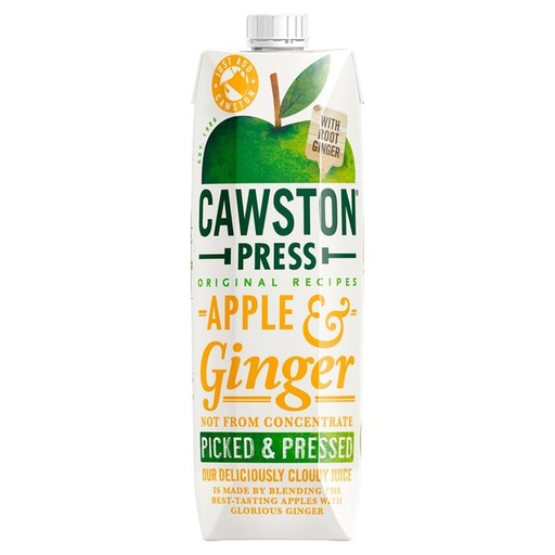 [10387] Cawston Press Juice - Apple & Ginger X 6 X 1L