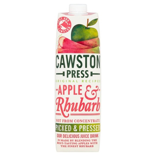 [10388] Cawston Press Juice - Apple & Rhubarb X 6 X 1L