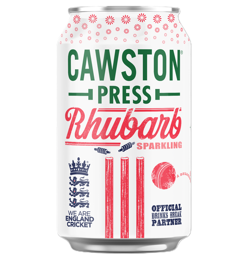 [12394] Cawston Press Sparkling Water - CAN Rhubarb X 24 X 330ml