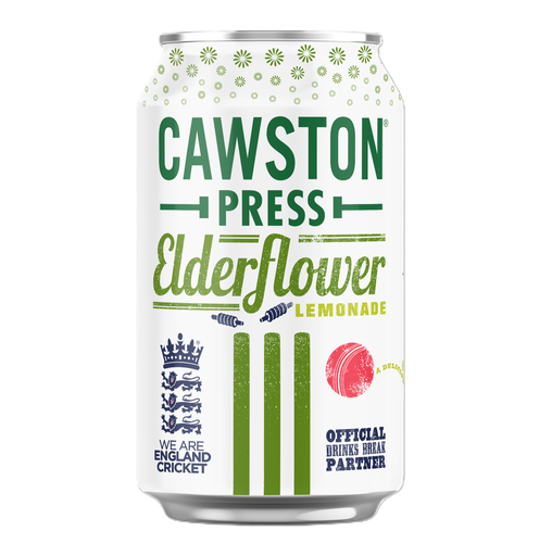 [12396] Cawston Press Sparkling Water - CAN Elderflower Lemonade X 24 X 330ml