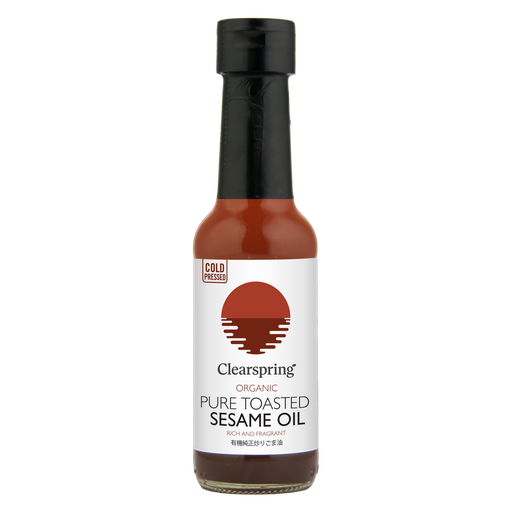 [6689] Clearspring Japanese Seasonings - Organic Toasted Sesame Oil SSN0502 X 6 X 150ml
