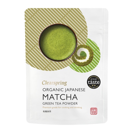 [12088] Clearspring Organic Matcha Powder - Premium Grade Green Tea CS159 X 10 X 40g