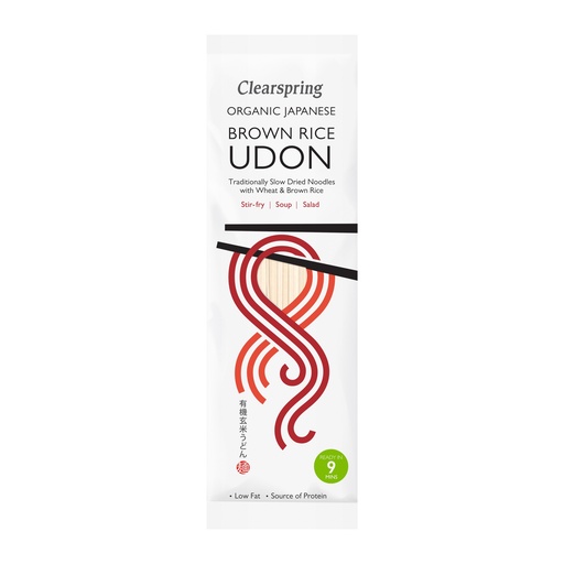 [6705] Clearspring Organic Noodles - Japanese Brown Rice Udon NDL0204.200A X 12 X 200g