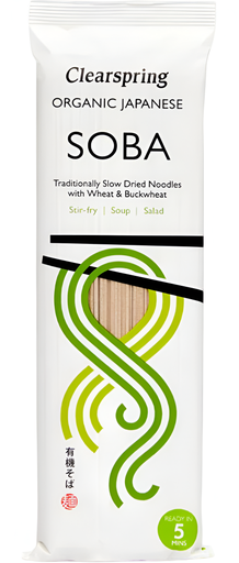 [6707] Clearspring Organic Noodles - Japanese Soba Noodles NDL0304 X 12 X 200g