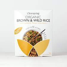 [9197] Clearspring Organic Rice with Sauce - Brown Wild Rice Tamari Soya CS860 X 5 X 250g