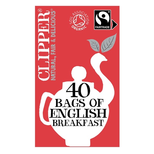 [11574] Clipper Organic Tea - English Breakfast X 6 X 40pc
