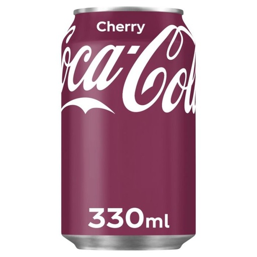 [12891] Coca Cola Soft Drinks - GB CAN Cherry X 24 X 330ml