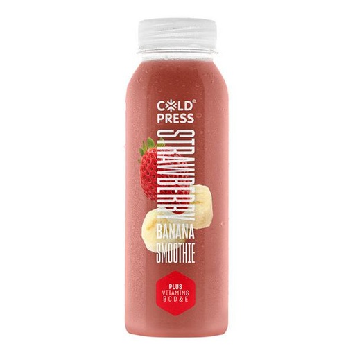 [13282] Coldpress Smoothie - SMALL Strawberry and Banana X 8 X 250ml