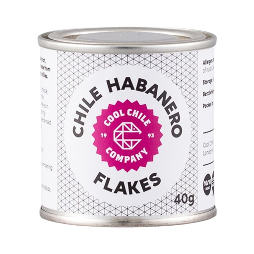 [11762] Cool Chile Ingredients - Habanero Chilli Flakes X 6 X 30g