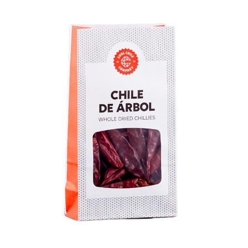 [11368] Cool Chile Whole Dried Chillies - De Arbol X 6 X 20g
