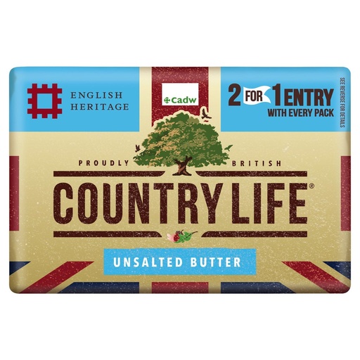 [4371] Country Life Butter - Unsalted 200g