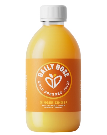 [12992] Daily Dose Cold Press Juice - SMALL Ginger Zinger 300ml