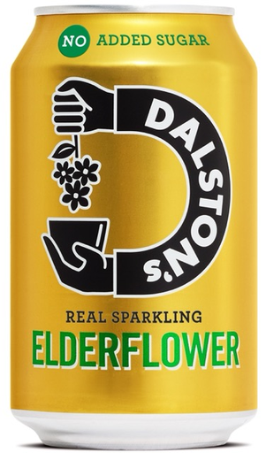 [10406] Dalstons No Added Sugar Soda - Elderflower X 24 X 330ml
