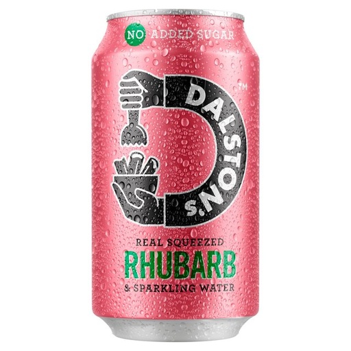 [10407] [20% OFF] Dalstons No Added Sugar Soda - Rhubarb X 24 X 330ml